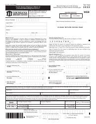 Document preview: Form L1 (R-1201) Fourth Quarter Employer's Return of Louisiana Withholding Tax Form - Louisiana