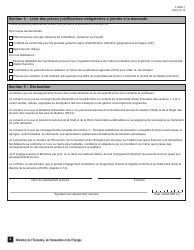 Forme F-0086-1 Volet 1, 2 Formulaire D&#039;admissibilite - Entreprises - Programme D&#039;appui Au Positionnement DES Alcools Quebecois Dans Le Reseau De La Societe DES Alcools Du Quebec - Quebec, Canada (French), Page 3