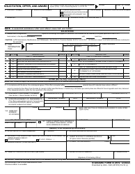 Document preview: Form SF-33 Solicitation, Offer, and Award