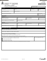 Forme GRC RCMP6437 Declaration D&#039;appel - Processus D&#039;appel De La Grc - Canada (French), Page 3