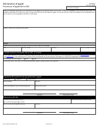 Forme GRC RCMP6437 Declaration D&#039;appel - Processus D&#039;appel De La Grc - Canada (French), Page 4