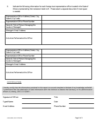 Form L505-0389 Annual Foreign Corporate Fiduciary Report - Illinois, Page 3