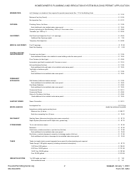 Form CE-1284 Homeowner&#039;s Plumbing and Irrigation System Building Permit Application - City of Houston, Texas, Page 2