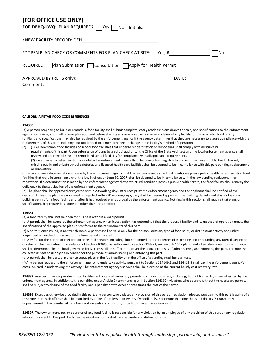 Change of Food Facility Owner Questionnaire - County of San Diego, California, Page 4