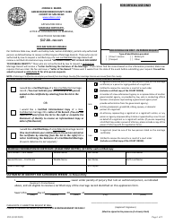 Document preview: Form V02 Application for a Marriage Certificate, Letter of Confirmation of Marriage, or Letter of No Record - County of San Diego, California