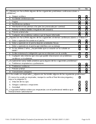 Formulario F414-172-999 Evaluacion Medica De Dosh Cuestionario De Wac 296-842-22005 - Washington (Spanish), Page 4