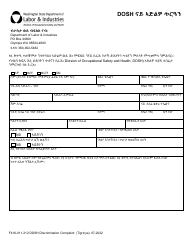 Form F416-011-312 Dosh Discrimination Complaint - Washington (Tigrinya)