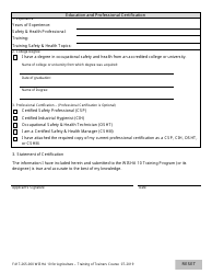 Form F417-265-000 Wisha 10 for Agriculture Workers - Training of Trainers Course - Washington, Page 4