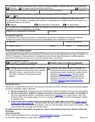 Formulario F418-052-999 Presuntos Peligros De Salud O Seguridad - Washington (Spanish), Page 3