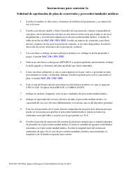 Formulario F622-035-999 Solicitud De Aprobacion De Plan Conversion De Proveedor/Unidades Medicas - Washington (Spanish), Page 3
