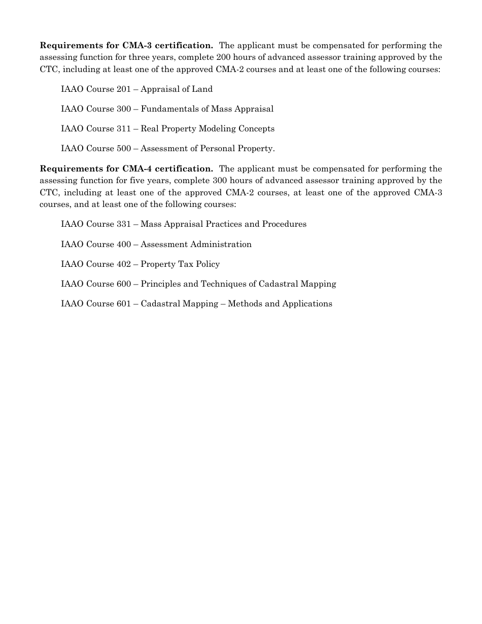 Maine Advanced Assessor Certification Application Download Fillable PDF