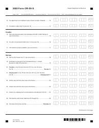 Form OR-20-S (150-102-025) Oregon S Corporation Tax Return - Oregon, Page 4