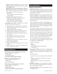 Instructions for Form OR-20, 150-102-020 Oregon Corporation Excise Tax Return - Oregon, Page 9