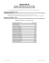 Instructions for Form OR-20-INS, 150-102-129 Oregon Insurance Excise Tax - Oregon, Page 15