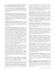 Instructions for Form OR-20-INC, 150-102-021 Oregon Corporation Income Tax Return - Oregon, Page 12