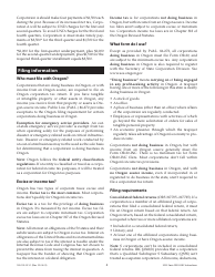 Instructions for Form OR-20-INC, 150-102-021 Oregon Corporation Income Tax Return - Oregon, Page 4