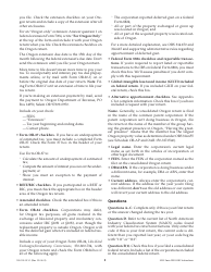 Instructions for Form OR-20-INC, 150-102-021 Oregon Corporation Income Tax Return - Oregon, Page 8