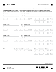 Form OR-PS (150-101-190) Care Provider Statement - Oregon, Page 2