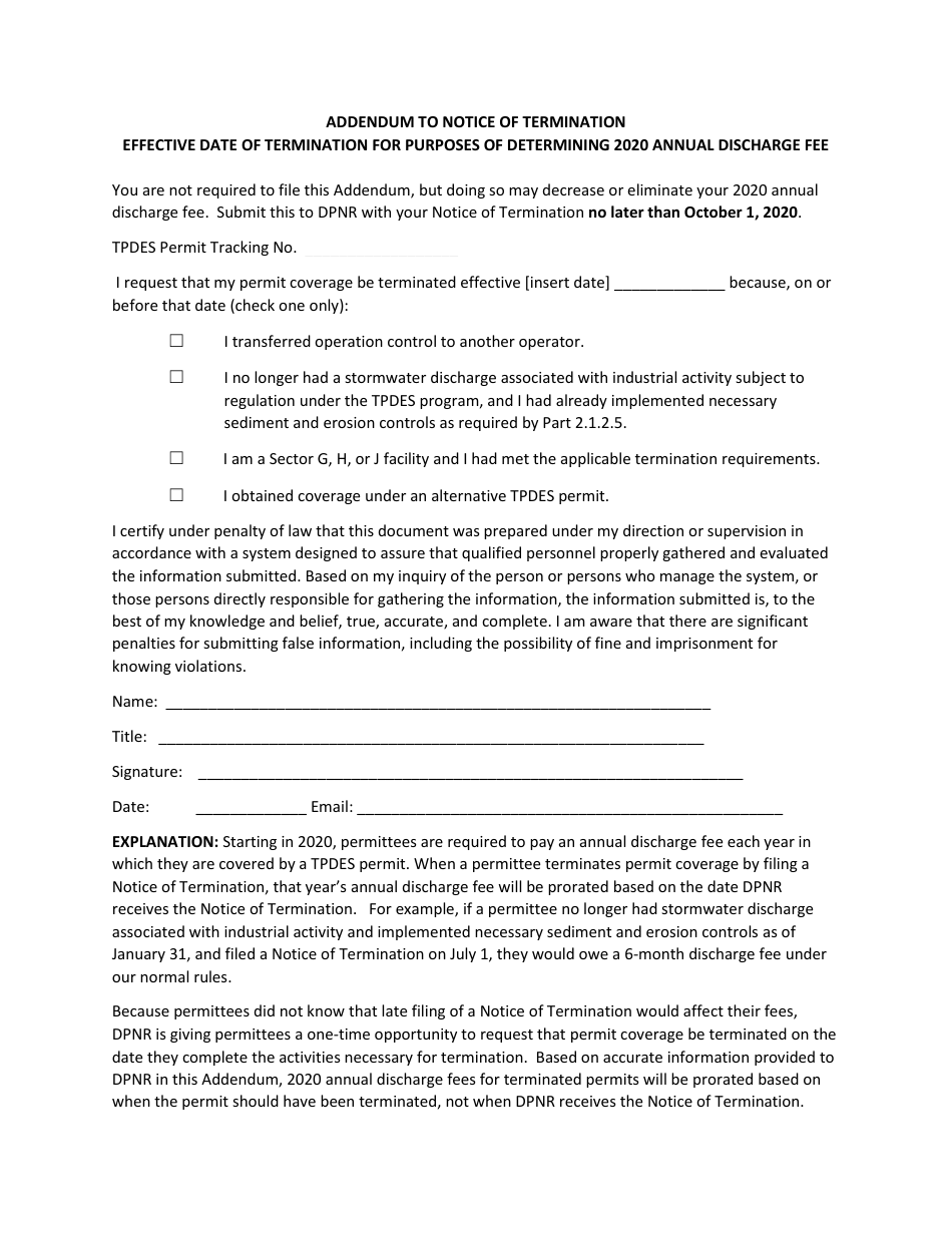 Notice of Termination (Not) Form - Virgin Islands, Page 4