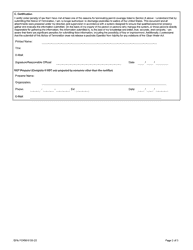 EPA Form 6100-23 Notice of Termination (Not) of Coverage Under the Pesticide General Permit (Pgp) for Discharges From the Application of Pesticides - Virgin Islands, Page 2