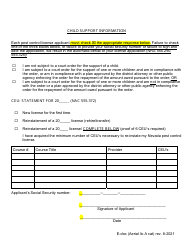 Aerial License Application - Nevada, Page 2