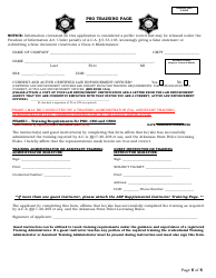 Private Security Officer Application - Arkansas, Page 5