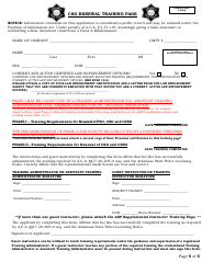 Commissioned Security Officer Renewal Application - Arkansas, Page 5