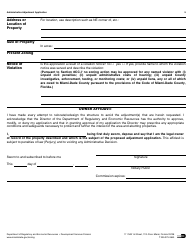 Administrative Adjustment Application - Miami-Dade County, Florida, Page 5