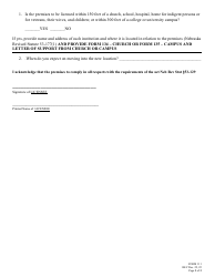 Form 111 Application for Change of Location - Nebraska, Page 3