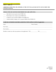 Form 108 Application for Liquor License - Bottle Club - Nebraska, Page 3