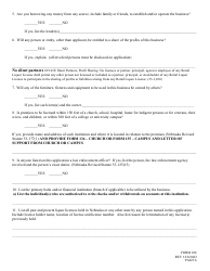 Form 108 Application for Liquor License - Bottle Club - Nebraska, Page 6