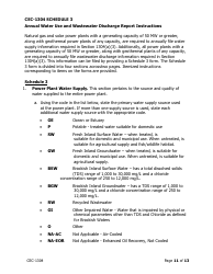 Instructions for Form CEC-1304 Power Plant Generation and Fuel Quarterly Reports With Annual Environmental Information - California, Page 11