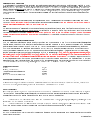 Initial Application for Uniform CPA Examination - Idaho, Page 2