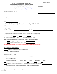 Firm Registration: First Time or Annual Renewal - Idaho, Page 2