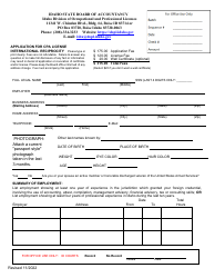 Application for CPA License - International Reciprocity - Idaho, Page 3