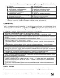 Aplicacion De Prevencion Para Falta De Vivienda - Lee County, Florida (Spanish), Page 3
