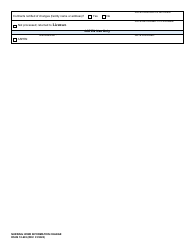 DSHS Form 10-603 Nursing Home Information Change - Washington, Page 2
