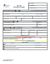 Document preview: DSHS Form 10-605 Icf/Iid Information Changes - Washington