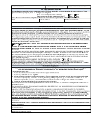 DSHS Form 14-001 Application for Cash or Food Assistance - Washington (French), Page 6