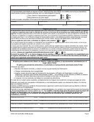 DSHS Formulario 14-001 Solicitud De Asistencia Alimenticia O De Dinero En Efectivo - Washington (Spanish), Page 6