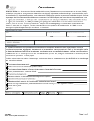 DSHS Form 14-012 Consent - Washington (French)