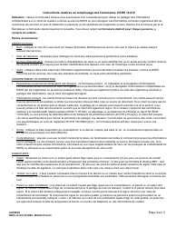DSHS Form 14-012 Consent - Washington (French), Page 3