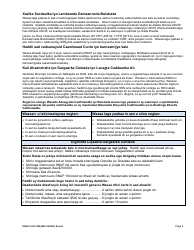 DSHS Form 14-001 Application for Cash or Food Assistance - Washington (Somali), Page 2