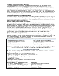 DSHS Form 14-078 Eligibility Review - Washington, Page 2