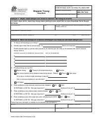 Document preview: DSHS Form 14-438 Stop Work - Washington (Haitian Creole)