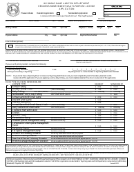 Document preview: Resident/Nonresident Multi-Purpose License Application - Wyoming