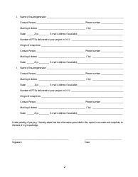 Annual Report Form - Civil Engineering Applications - New Mexico, Page 2
