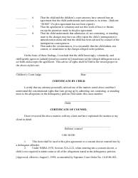 Form 10-713 Advice of Rights by Judge (Delinquent Offender) - New Mexico, Page 2