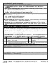 CAP Form 15 Civil Air Patrol Cadet Membership Application, Page 2