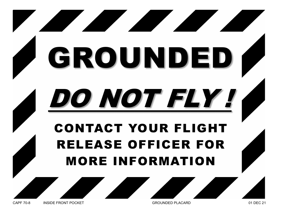 CAP Form 70-8 Aif Content, Page 3